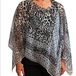 COPY - Asymmetrical Sheer Top‎